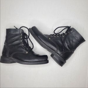Harley-Davidson black leather lace up boot 9.5